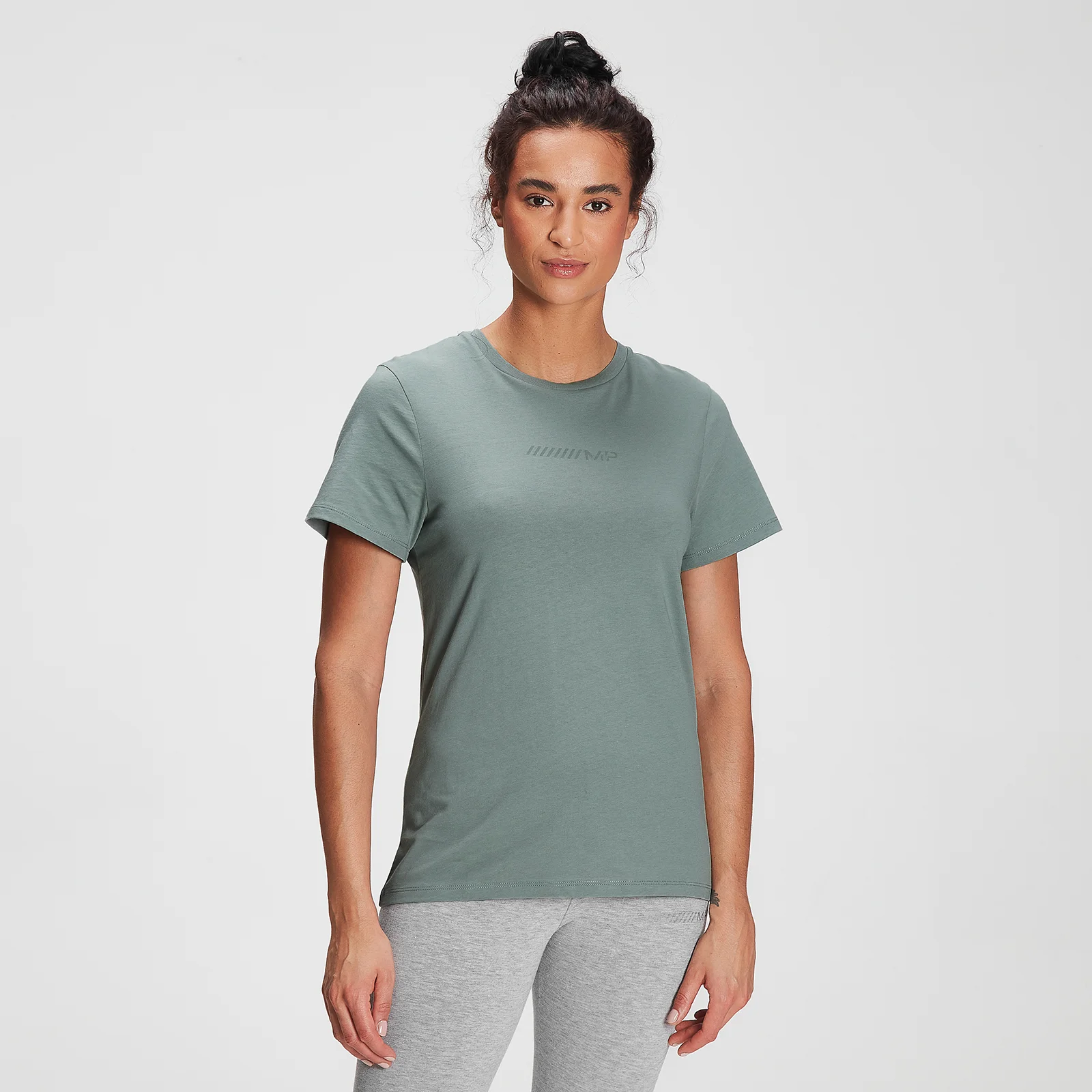 MP Women's Tonal Graphic T-Shirt - Washed Green - XXSImage1