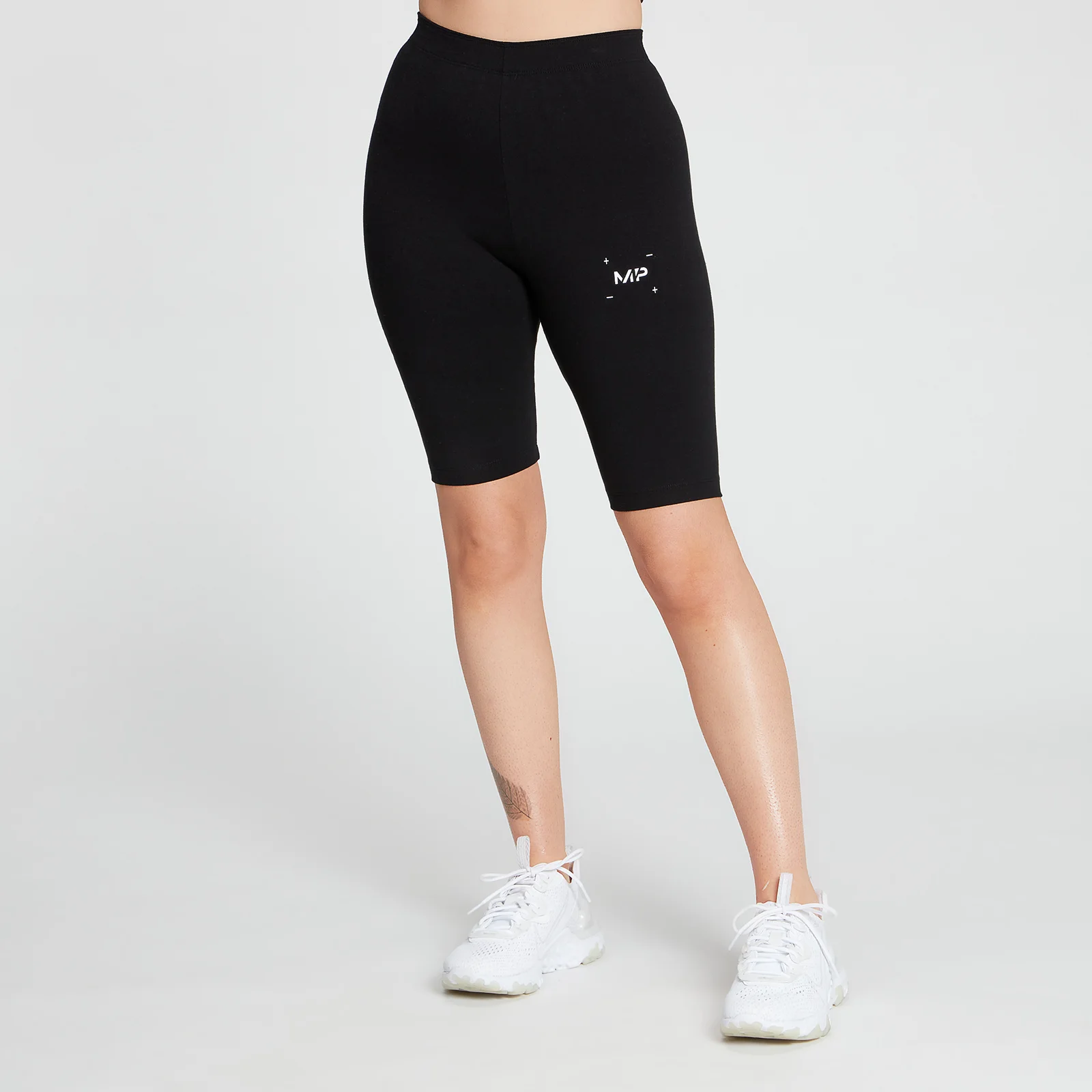 MP Women's Central Graphic Cycling Shorts - Black - XXSImage1