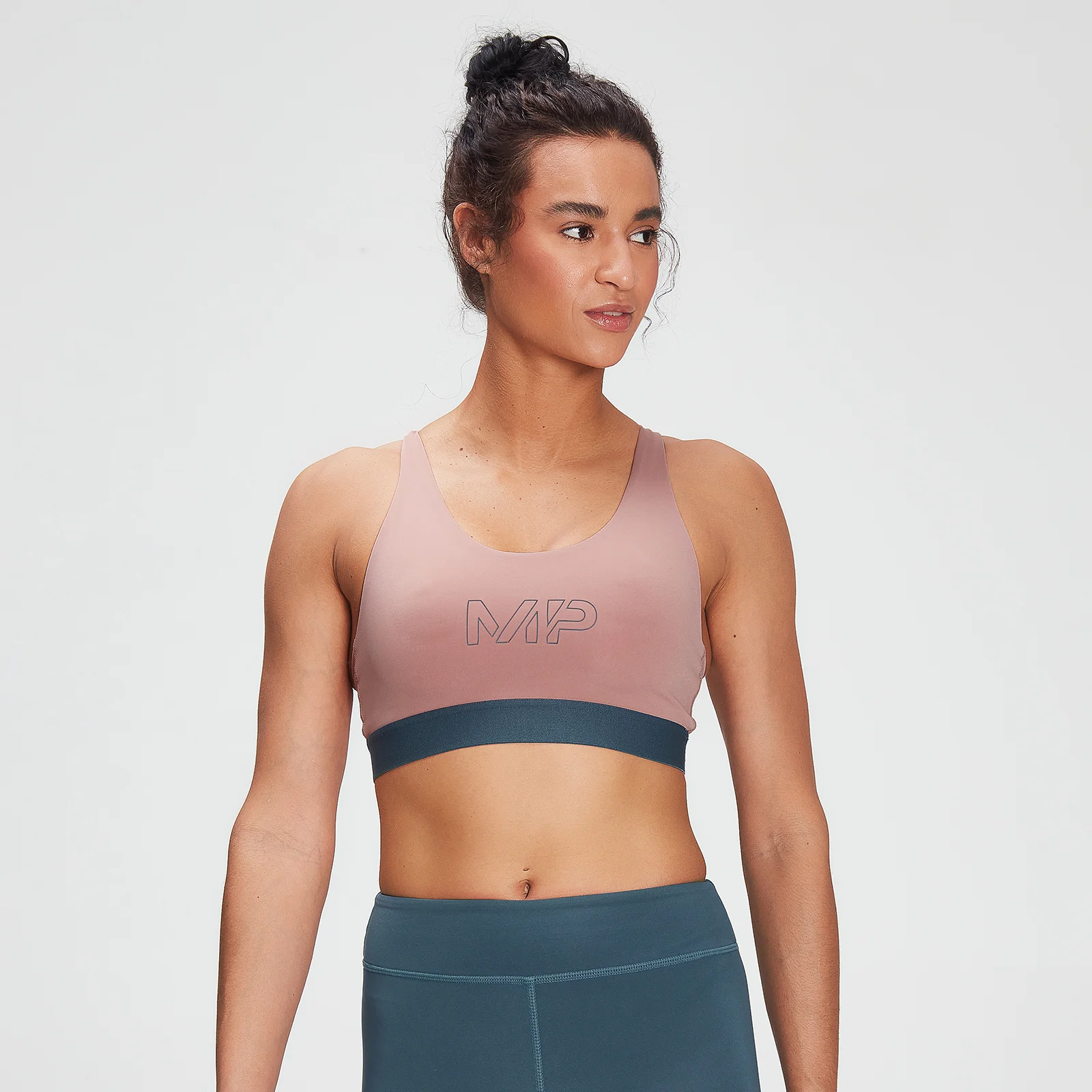Brassière d’entraînement MP Branded pour femmes – Rose délavé - XXSImage1