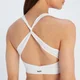 Brassière de sport à dos croisé MP Power pour femmes – Blanc