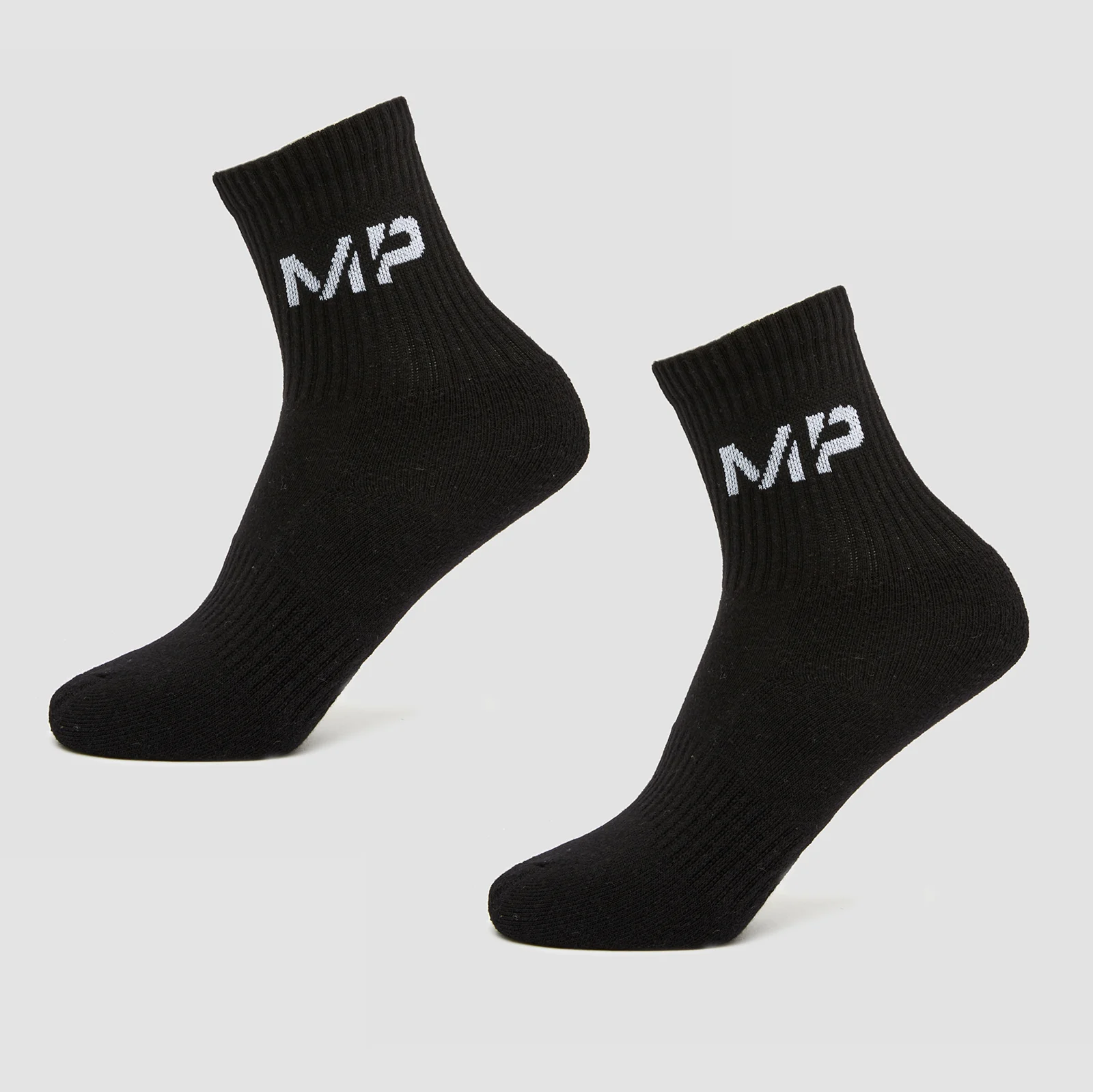 Chaussettes de tennis MP Essentials pour femmes (lot de 2) – Noir - UK 3-6Image1