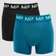 Boxer MP Impact Essentials en édition limitée pour hommes (lot de 2) – Noir/Bleu sarcelle