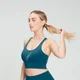 Brassière de sport MP Impact en édition limitée pour femmes – Bleu sarcelle