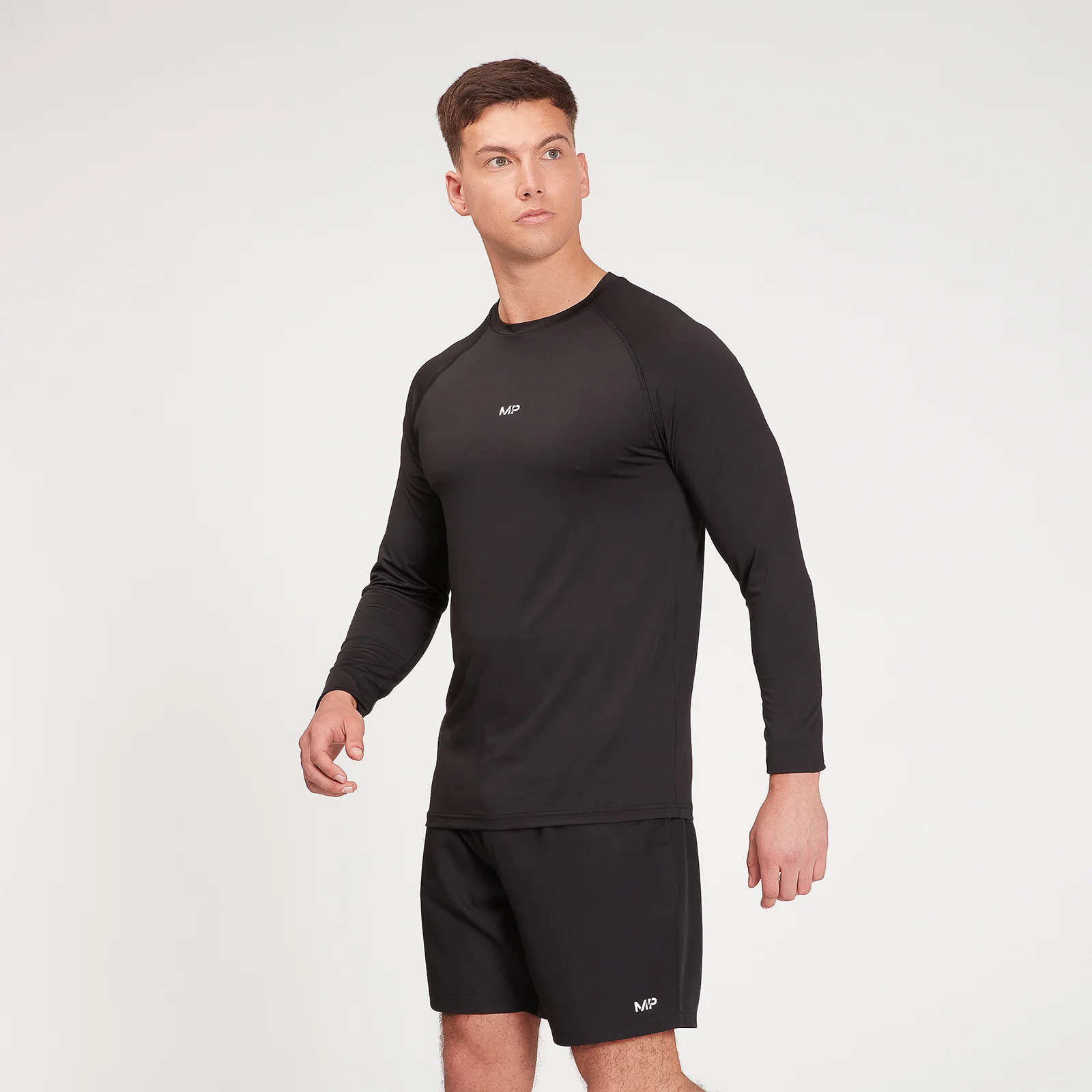 Haut à manches longues MP Fade Graphic Training pour hommes – Noir - XXSImage1