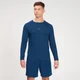 Haut à manches longues MP Fade Graphic Training pour hommes – Bleu foncé