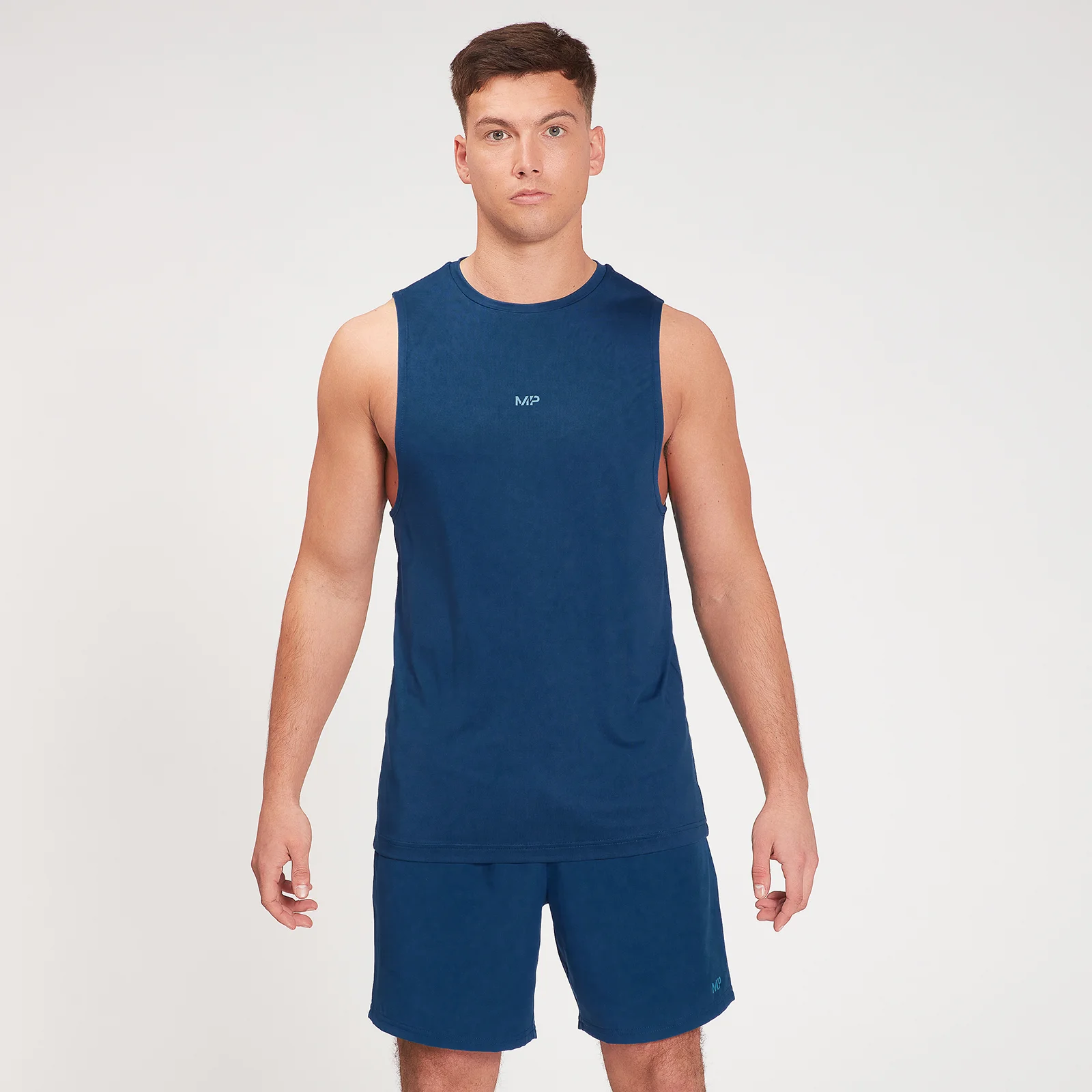 Débardeur MP Fade Graphic Training pour hommes – Bleu foncé - XXSImage1