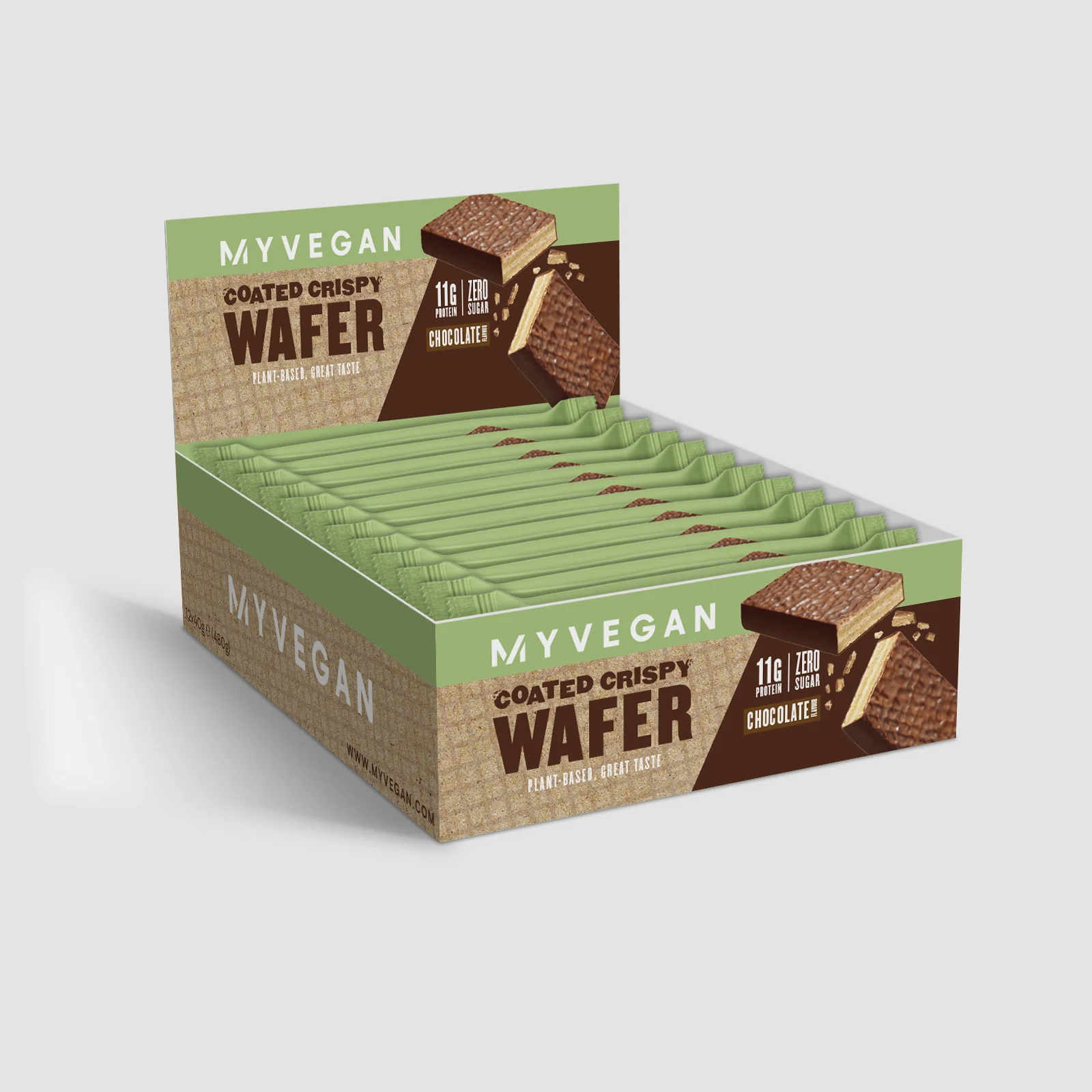 Myvegan Protein Wafers - ChocolatImage1
