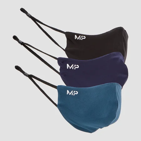MP Mask (3 Pack) - Black/Navy/Sea Blue