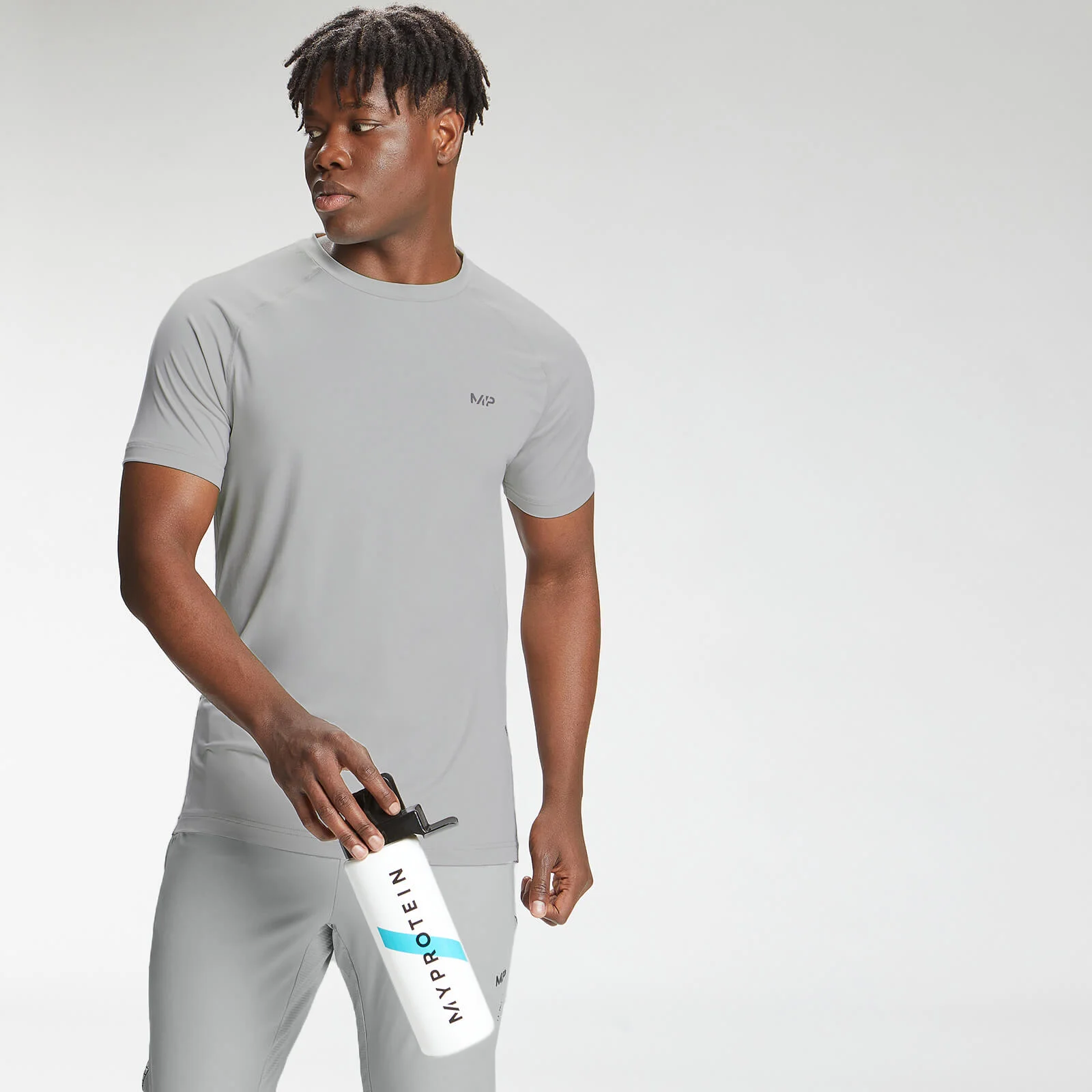 T-shirt à manches courtes MP Tempo pour hommes – Chrome - XXSImage1