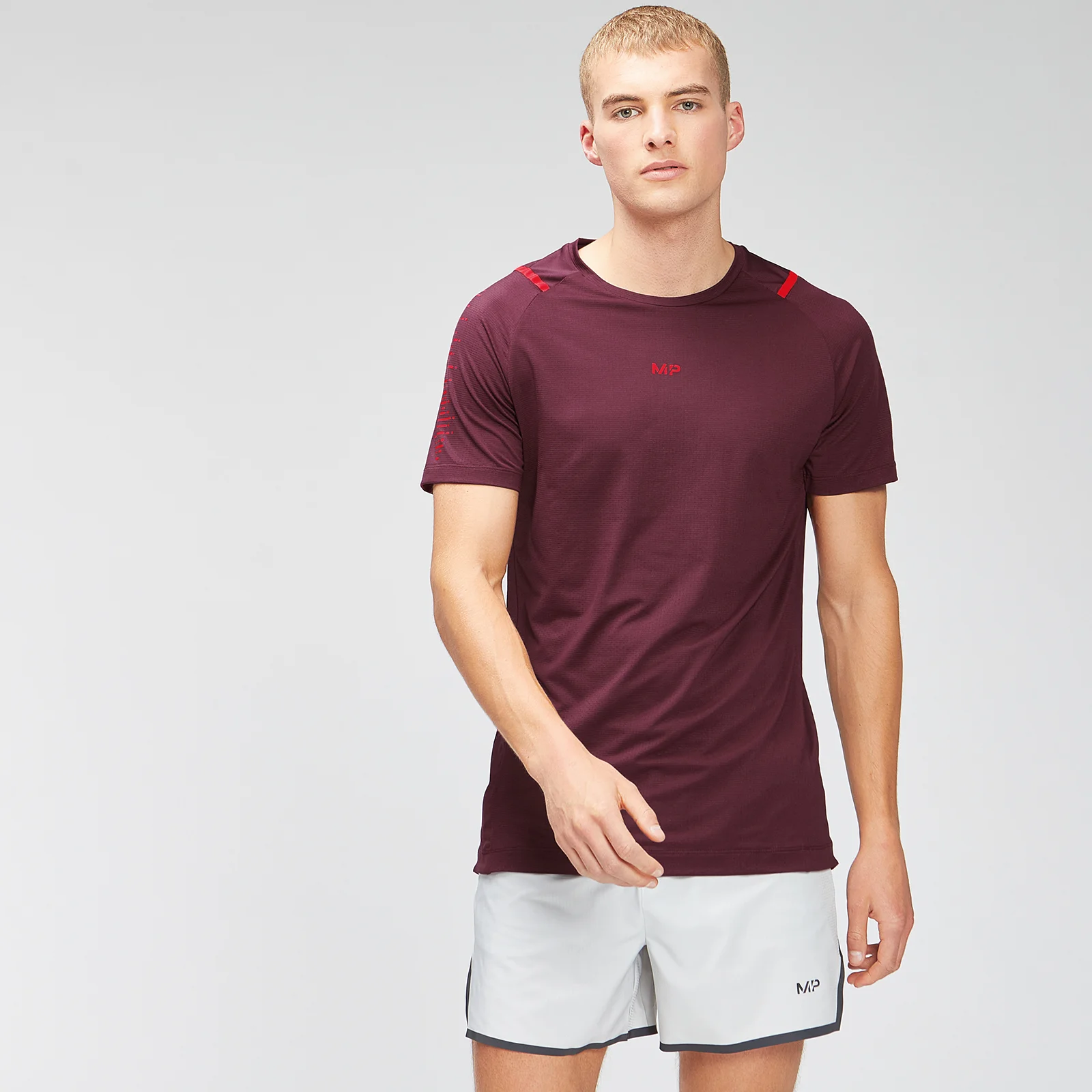 T-shirt à manches courtes MP Velocity pour hommes – Merlot - XXSImage1