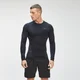 Haut sans coutures à manches longues MP Tempo pour hommes – Noir