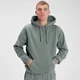 Sweat à capuche oversize MP Rest Day pour hommes – Vert cactus
