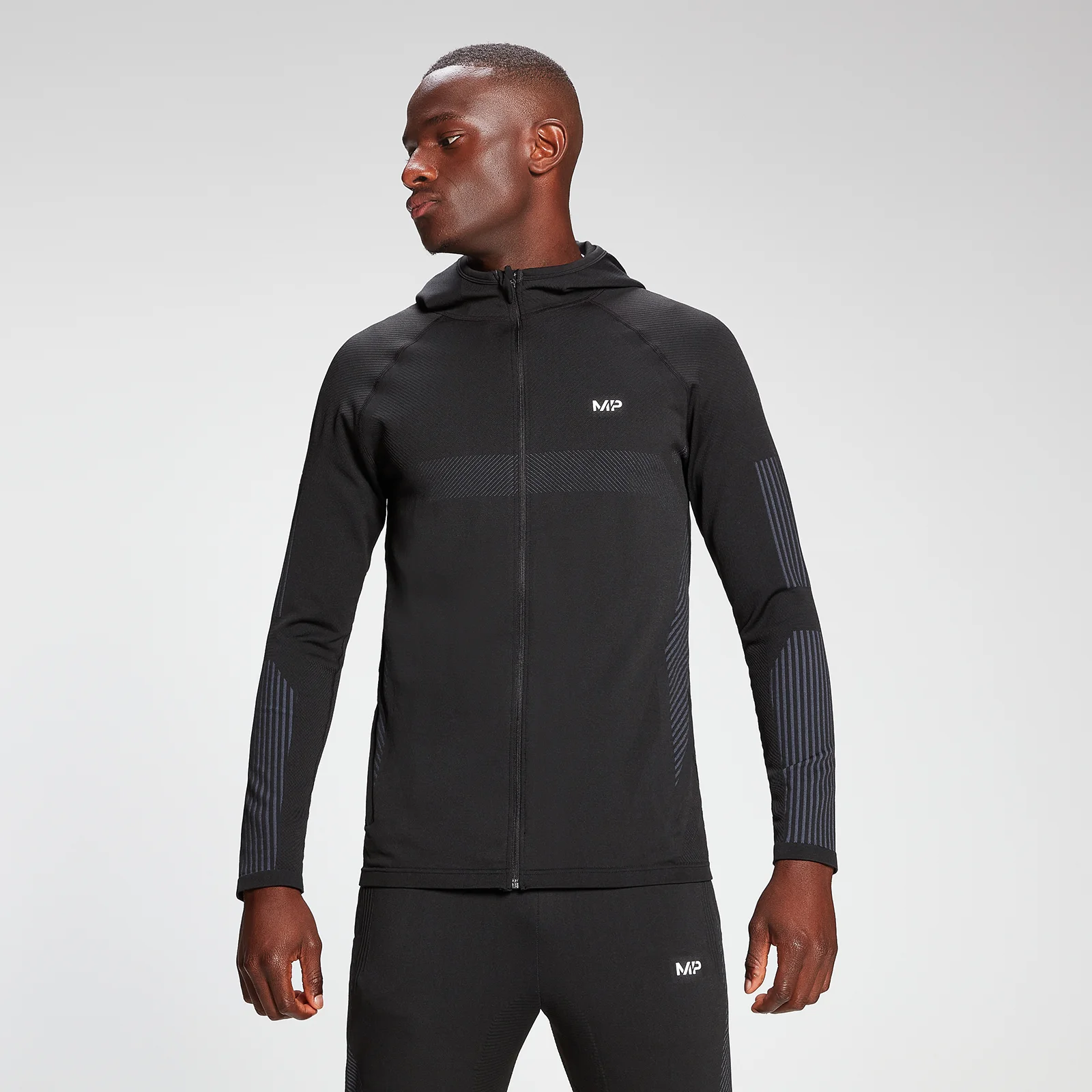 MP Men's Engage Zip Up Hoodie - Black - XXSImage1