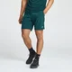 Short d’entraînement en matière tissée MP pour hommes – Bleu sarcelle foncé