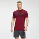 T-shirt sans coutures à manches courtes MP Essentials pour hommes – Lie-de-vin chiné