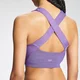 Brassière de sport à dos croisé Repreve® MP Tempo pour femmes – Lilas foncé