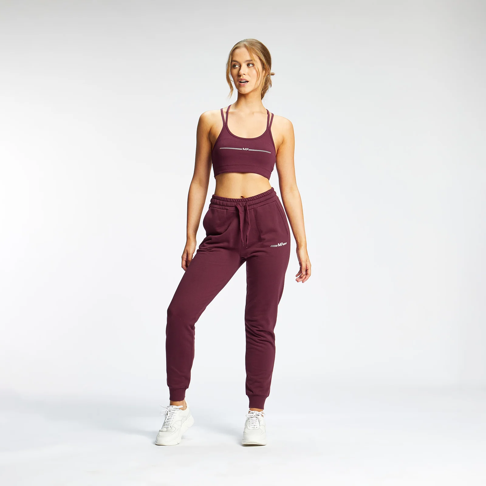 Brassière MP Mini Mark Graphic pour femmes – Merlot - XXSImage1