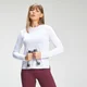 T-shirt à manches longues MP Power Ultra pour femmes – Blanc/Nuage
