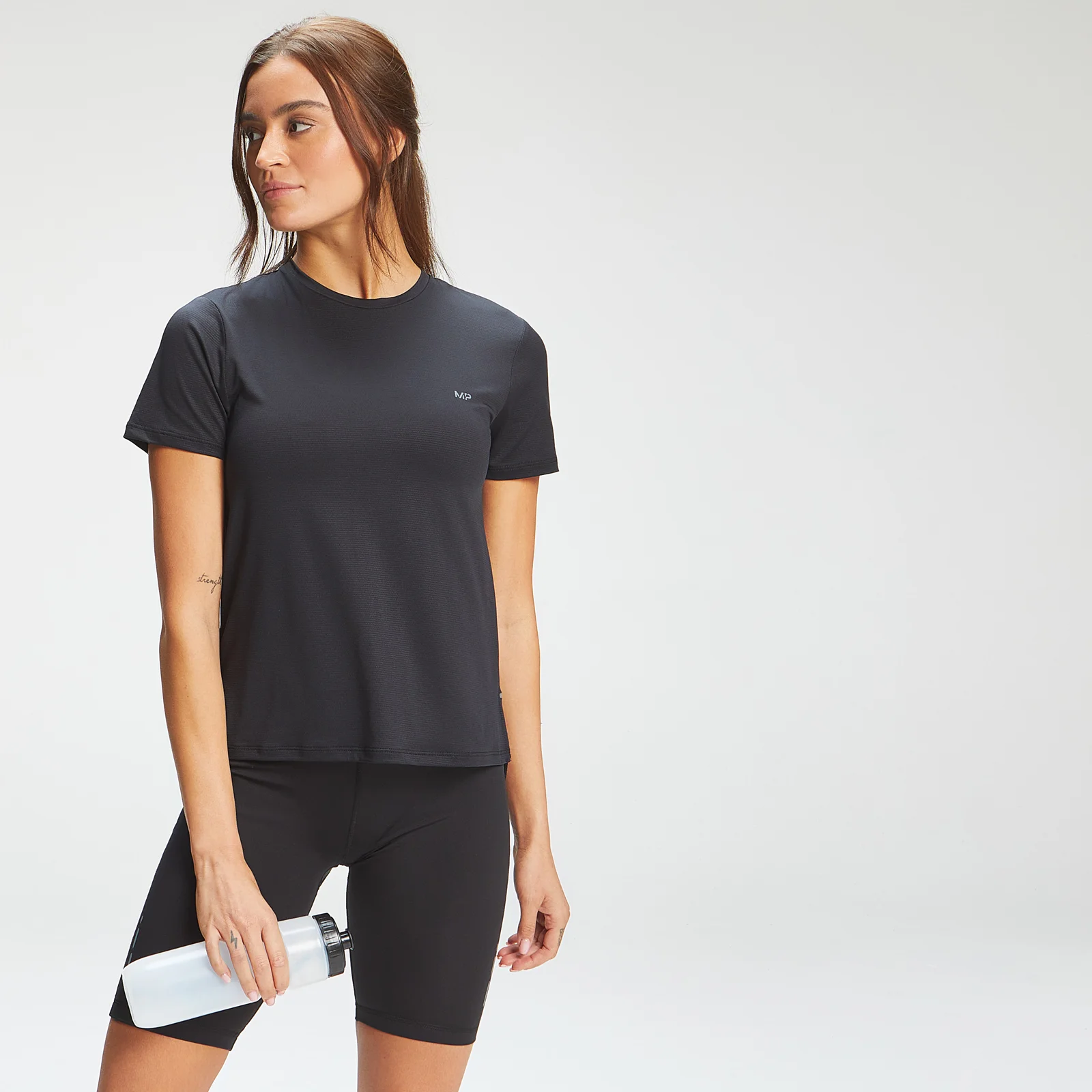 T-shirt fendu au dos MP Power Ultra pour femmes – Noir - XXSImage1