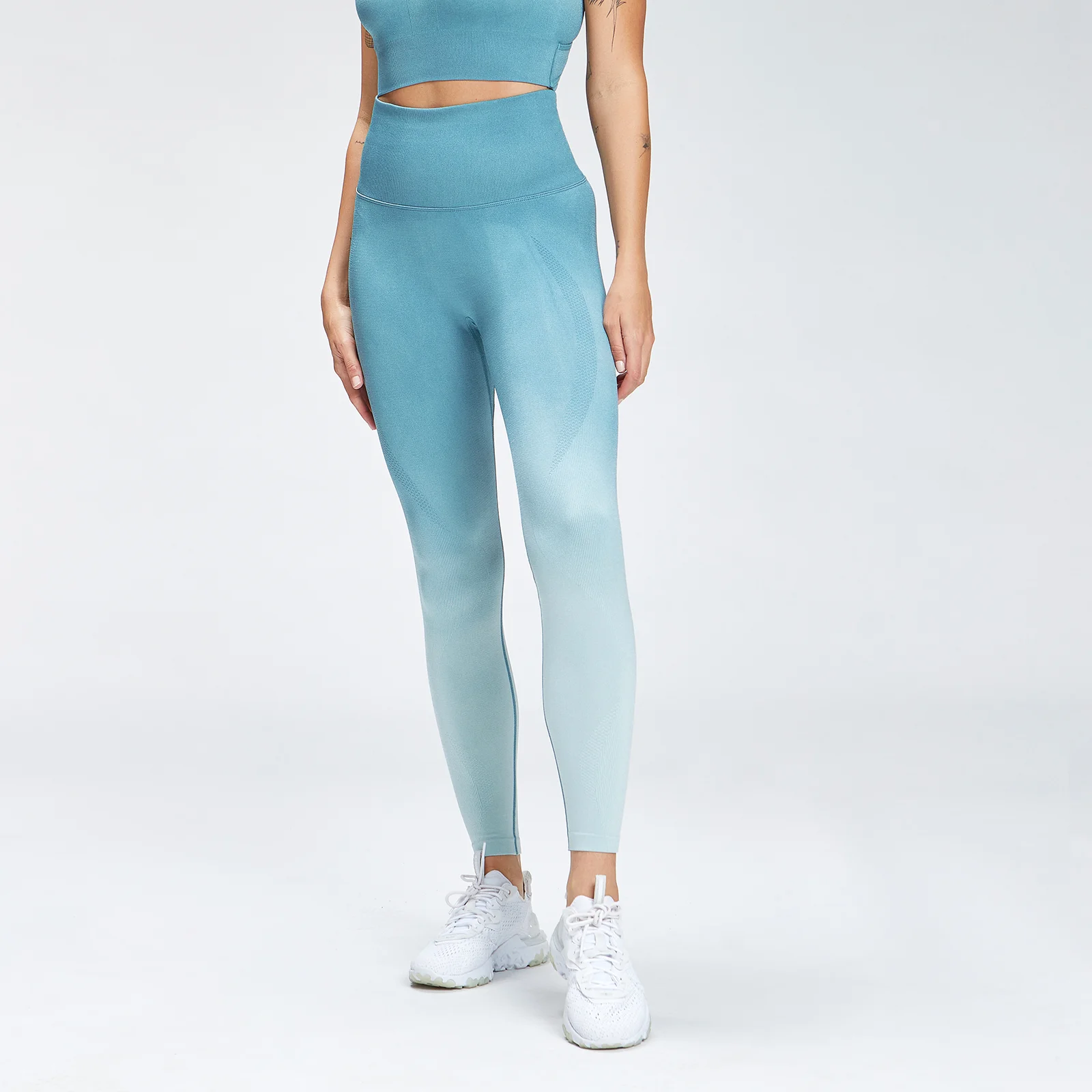 Legging sans coutures MP Velocity pour femmes – Bleu océan - XXSImage1