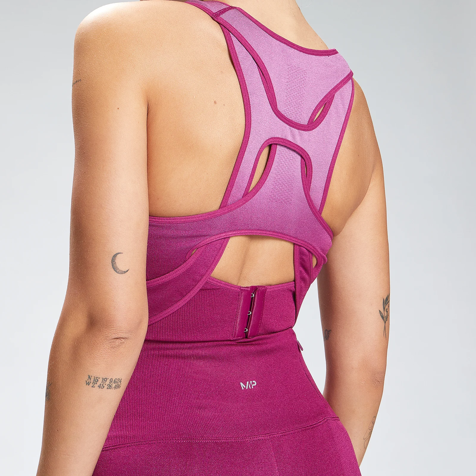 Brassière de sport sans coutures MP Velocity pour femmes – Rose foncé - XXSImage1