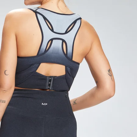 Brassière de sport sans coutures MP Velocity pour femmes – Noir