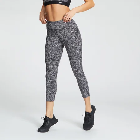 Legging ¾ MP Power pour femmes – Noir et gris