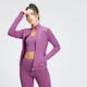 Veste coupe slim en maille filet MP Power pour femmes – Orchidée