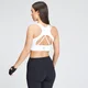 Brassière de sport longue MP Power pour femmes – Blanc