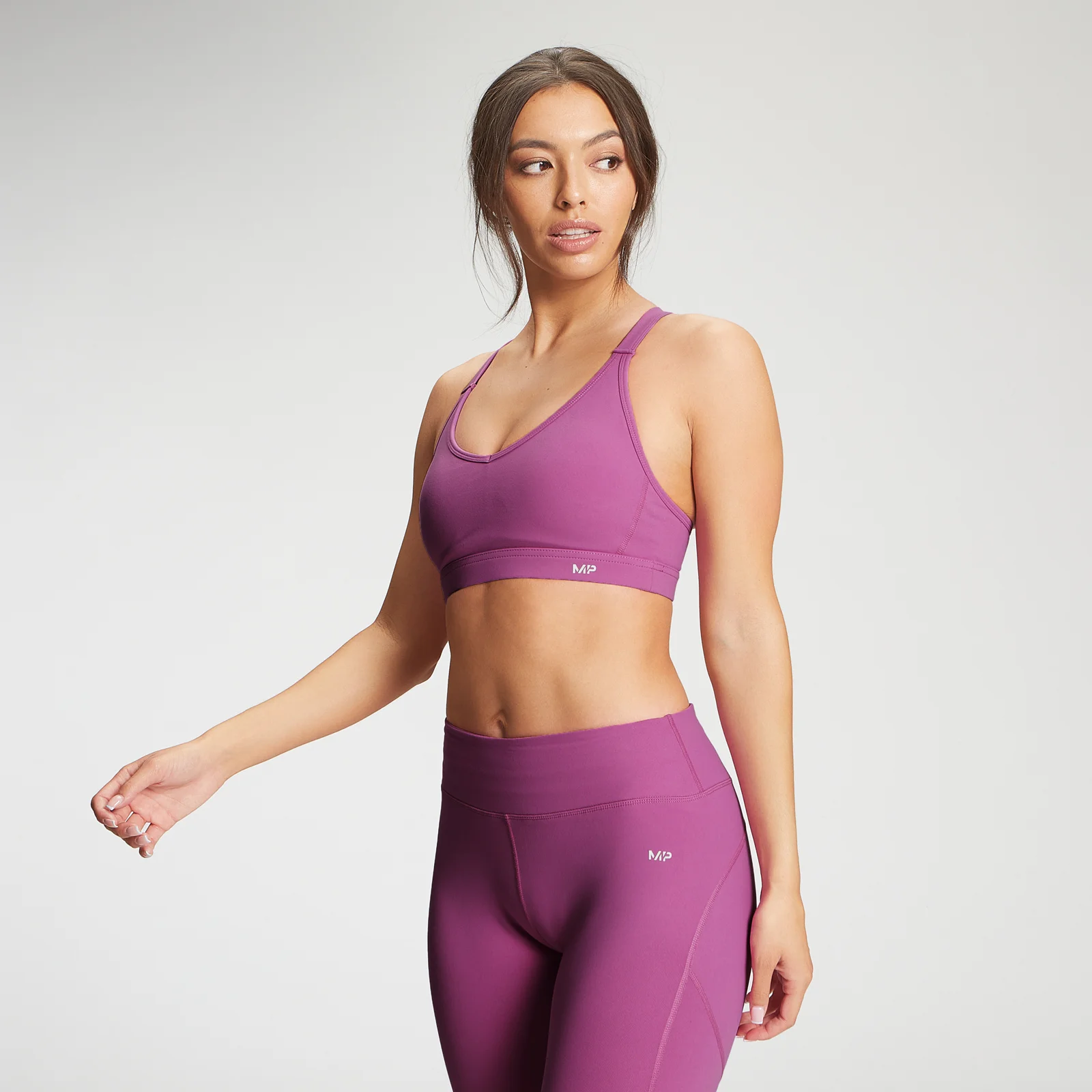 Brassière de sport en maille filet MP Power pour femmes – Orchidée - XXSImage1