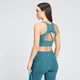 Brassière de sport longue MP Power pour femmes – Bleu océan