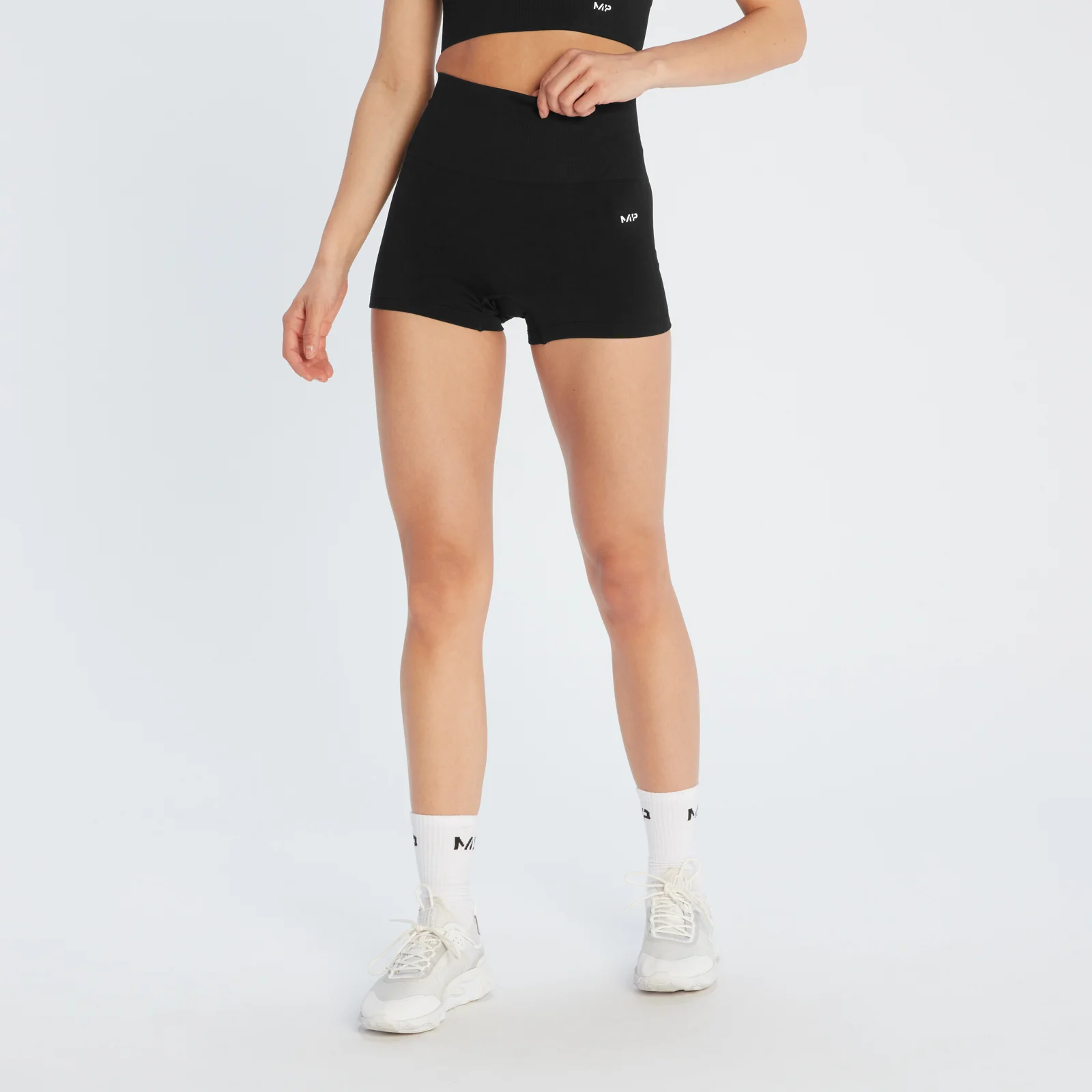 Short moulant sans coutures MP Shape pour femmes – Noir - XXSImage1