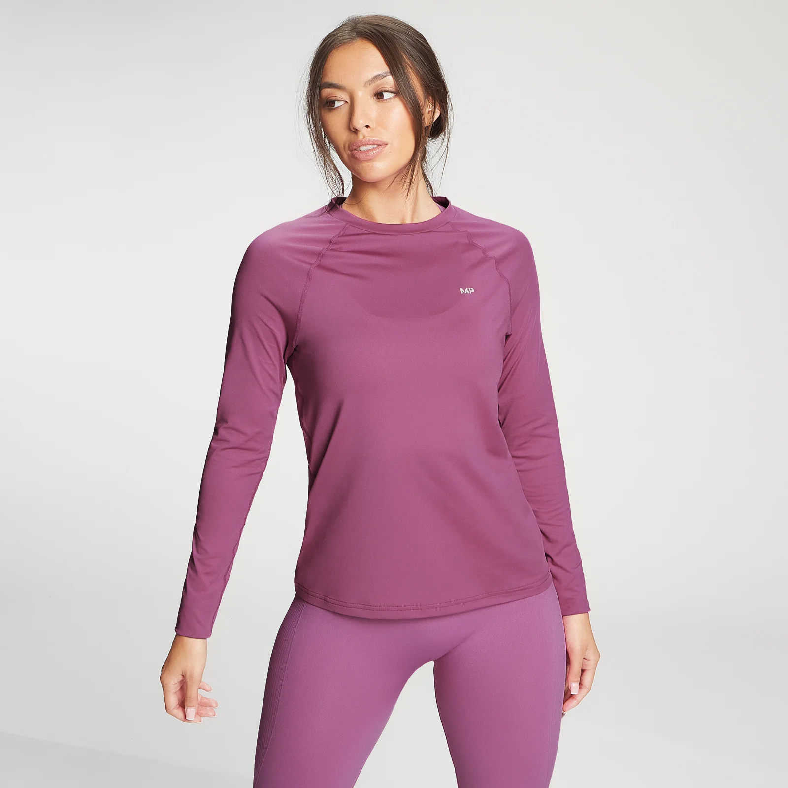 MP Women's Training Slim Fit Long Sleeve Top - Orchid - XXSImage1