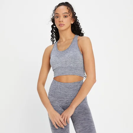 Brassière de sport sans coutures MP Composure pour femmes – Bleu galaxie