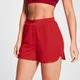 Short en jersey léger MP Engage pour femmes – Rouge danger/Noir