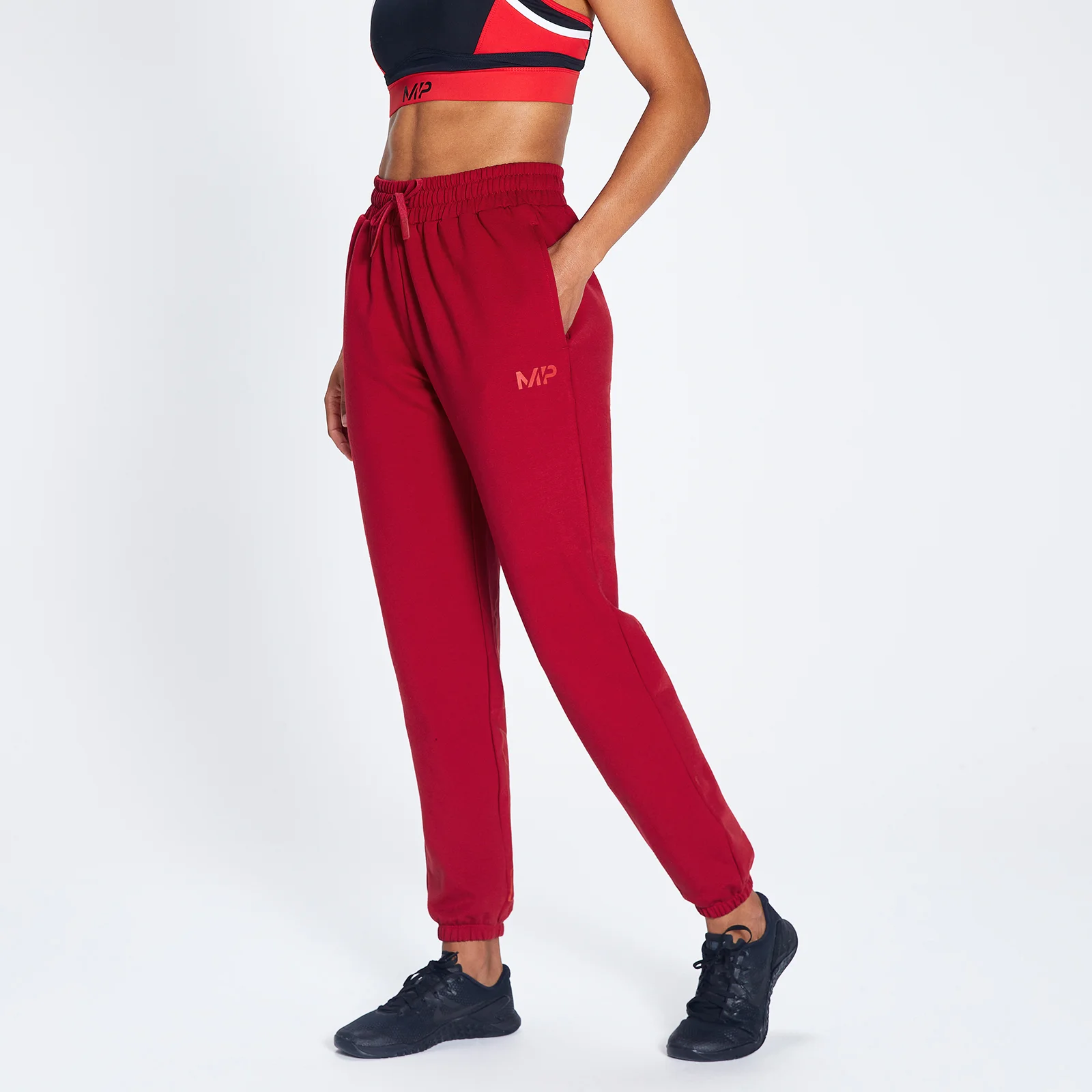 MP Women's Engage Bold Graphic Joggers - Wine/Black - XXSImage1