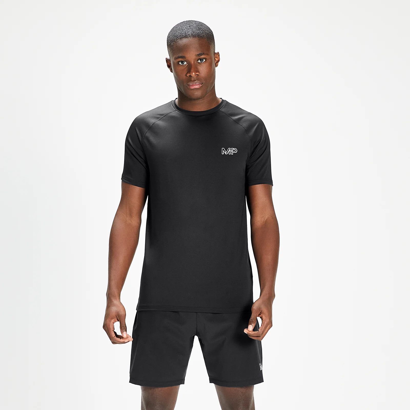 T-shirt d’entraînement à manches courtes MP Infinity Mark Graphic pour hommes – Noir - XXSImage1