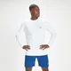 T-shirt d’entraînement à manches longues MP Infinity Mark Graphic pour hommes – Blanc