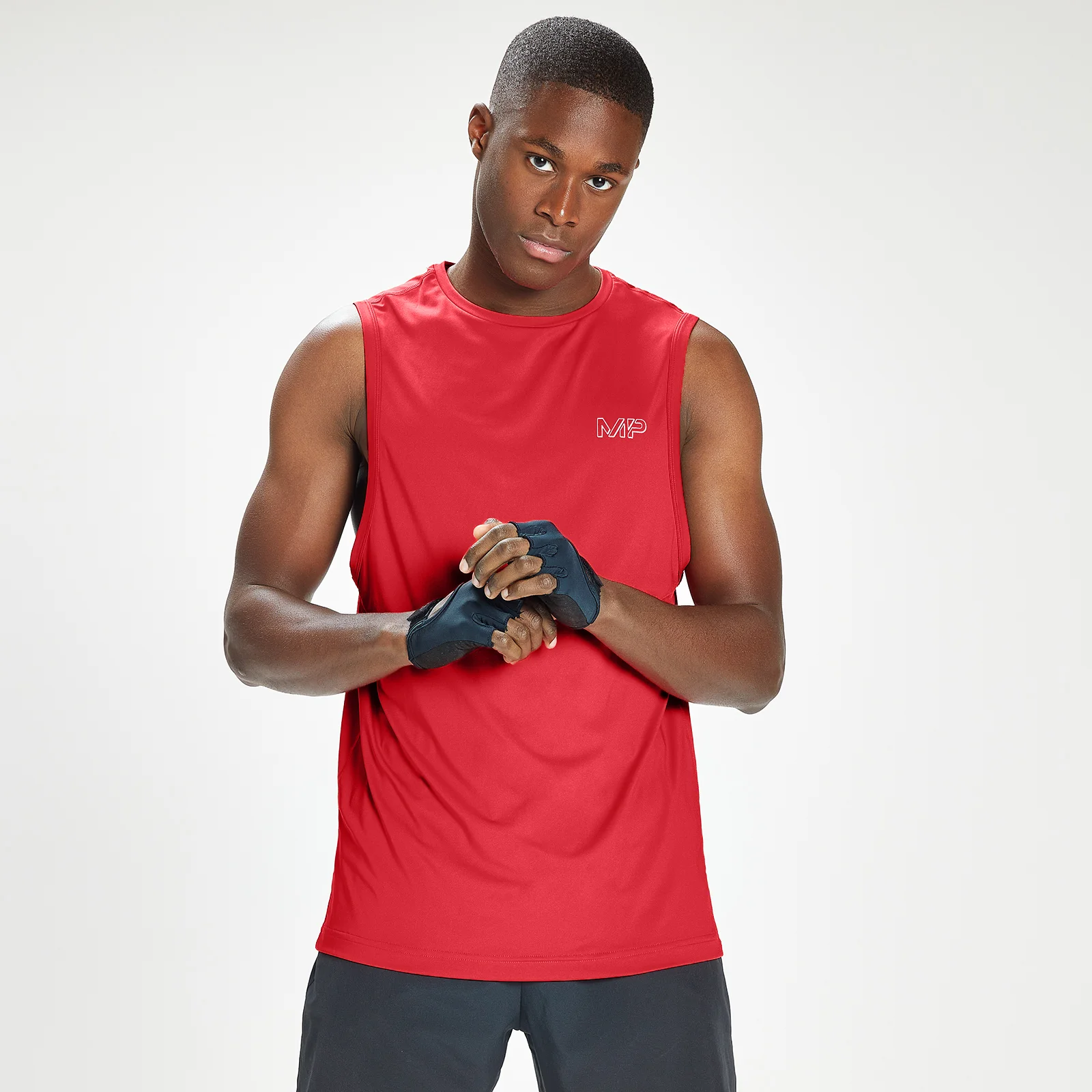 Débardeur d’entraînement MP Infinity Mark Graphic pour hommes – Rouge danger - XXSImage1