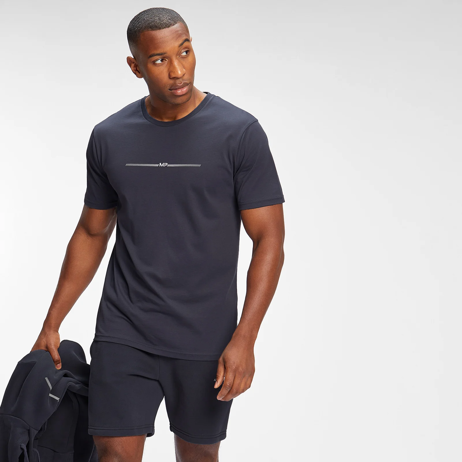 MP Men's Mini Mark Graphic Short Sleeve T-Shirt - Graphite - XXSImage1