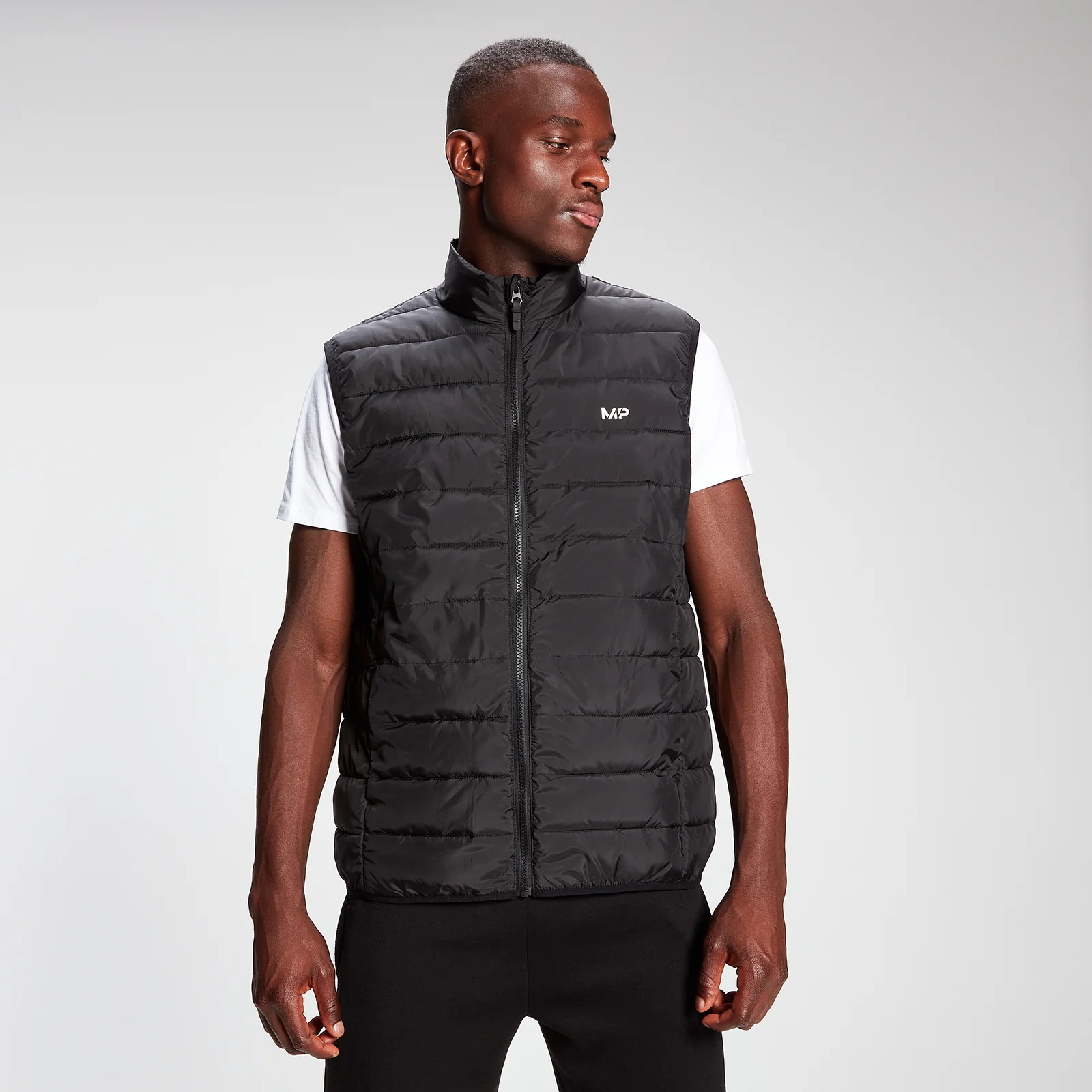 MP Men's Lightweight Gilet - Black - XXSImage1