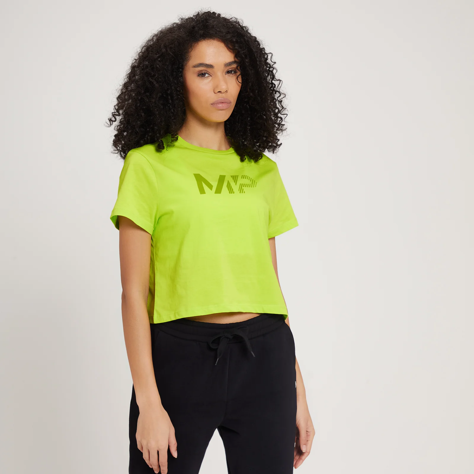 T-shirt court MP Fade Graphic pour femmes – Citron vert - XXSImage1