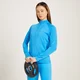 Haut d’entraînement à fermeture éclair ¼ MP Linear Mark pour femmes – Bleu vif