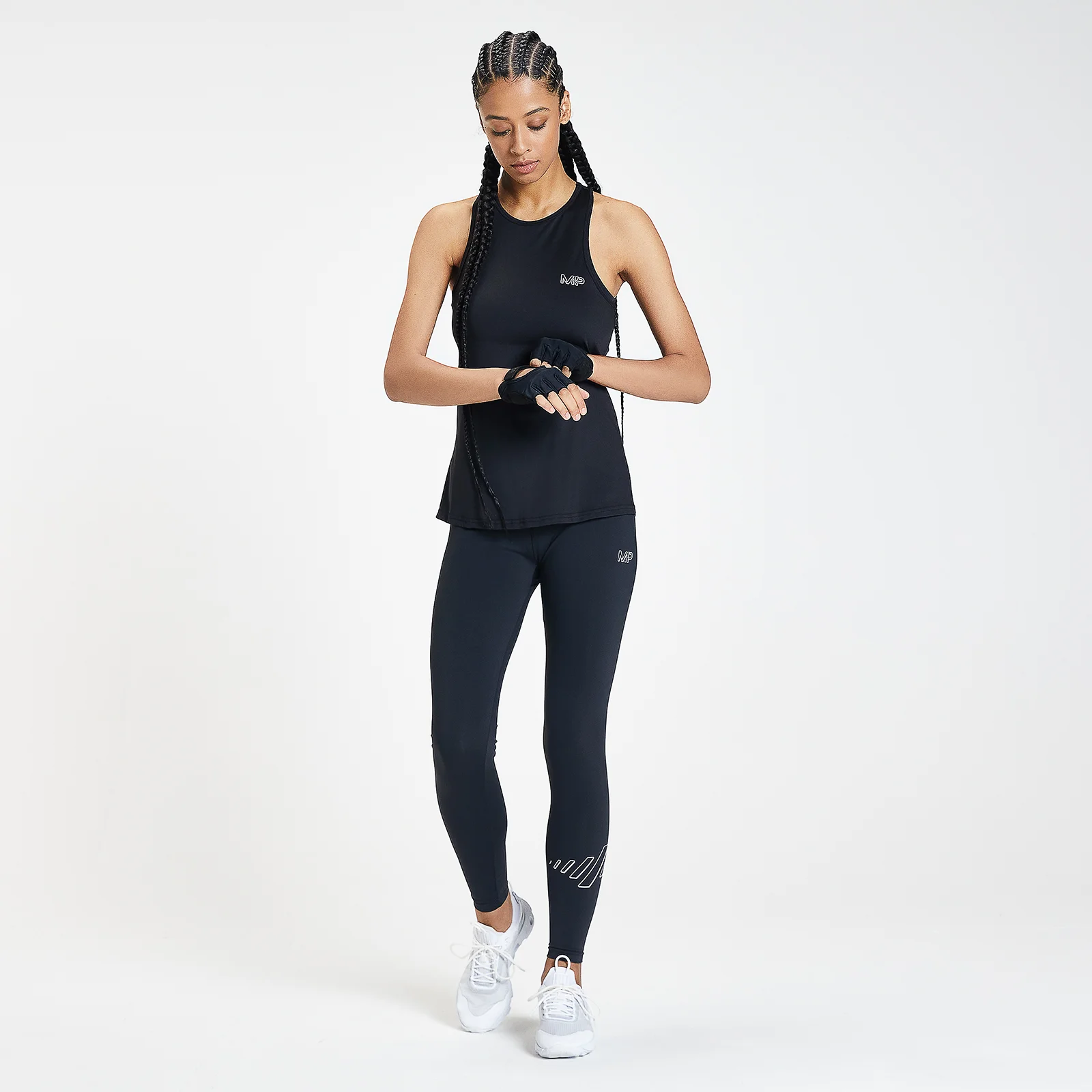 Débardeur d’entraînement dos nageur MP Infinity Mark pour femmes – Noir - XXSImage1
