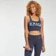 Brassière de sport MP Graffiti Graphic Training pour femmes – Anthracite