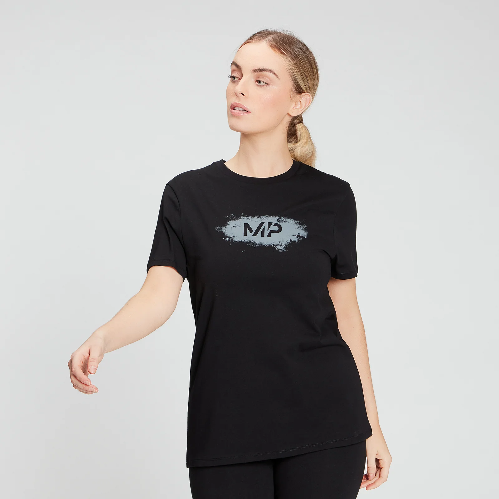 MP Women's Chalk Graphic T-Shirt - Black - XXSImage1