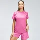 T-shirt à imprimé répétitif MP Mark Graphic Training pour femmes – Rose