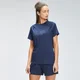 T-shirt à imprimé répétitif MP Mark Graphic Training pour femmes – Bleu pétrole