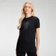 T-shirt à imprimé répétitif MP pour femmes – Noir