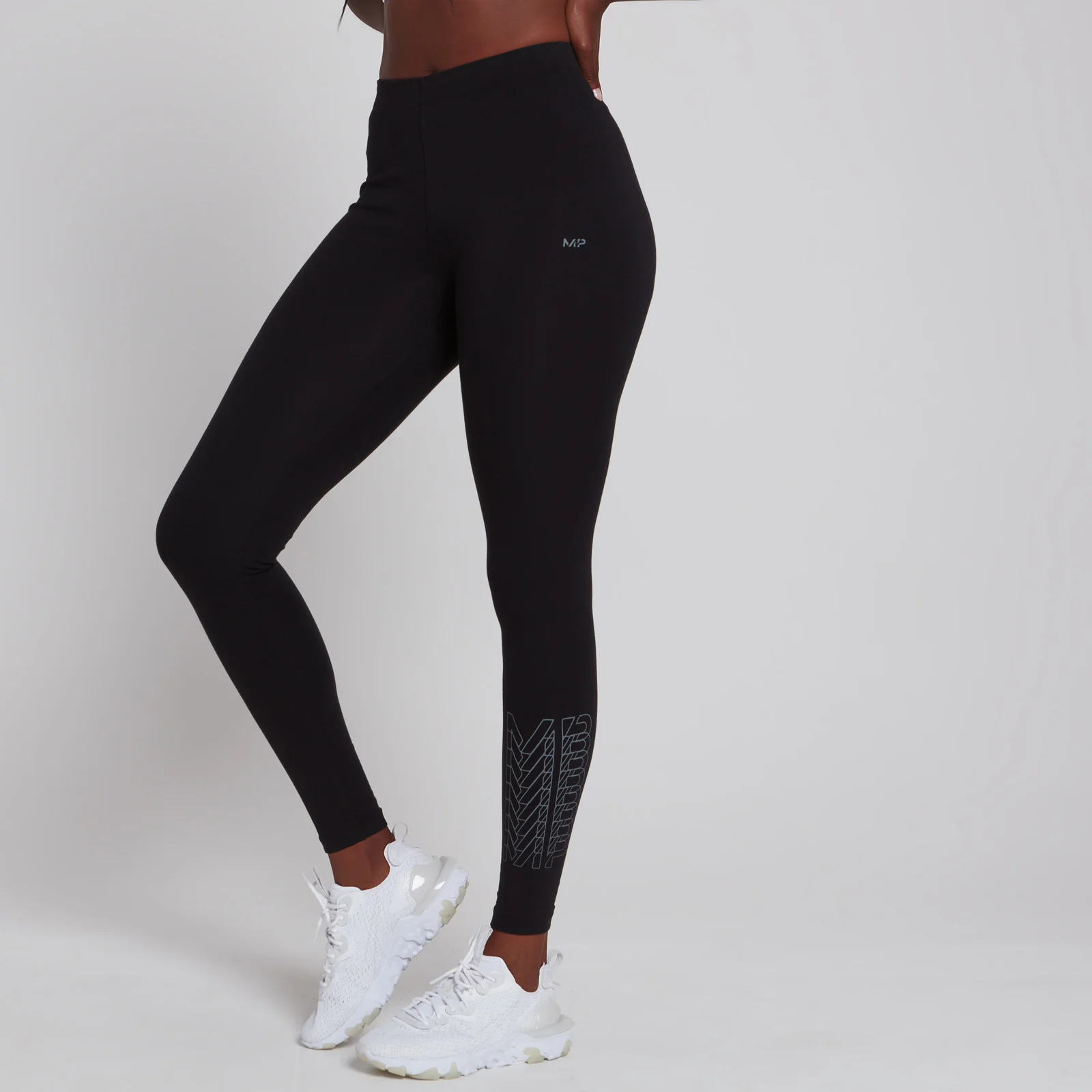 Legging à imprimé répétitif MP pour femmes – Noir - XXSImage1